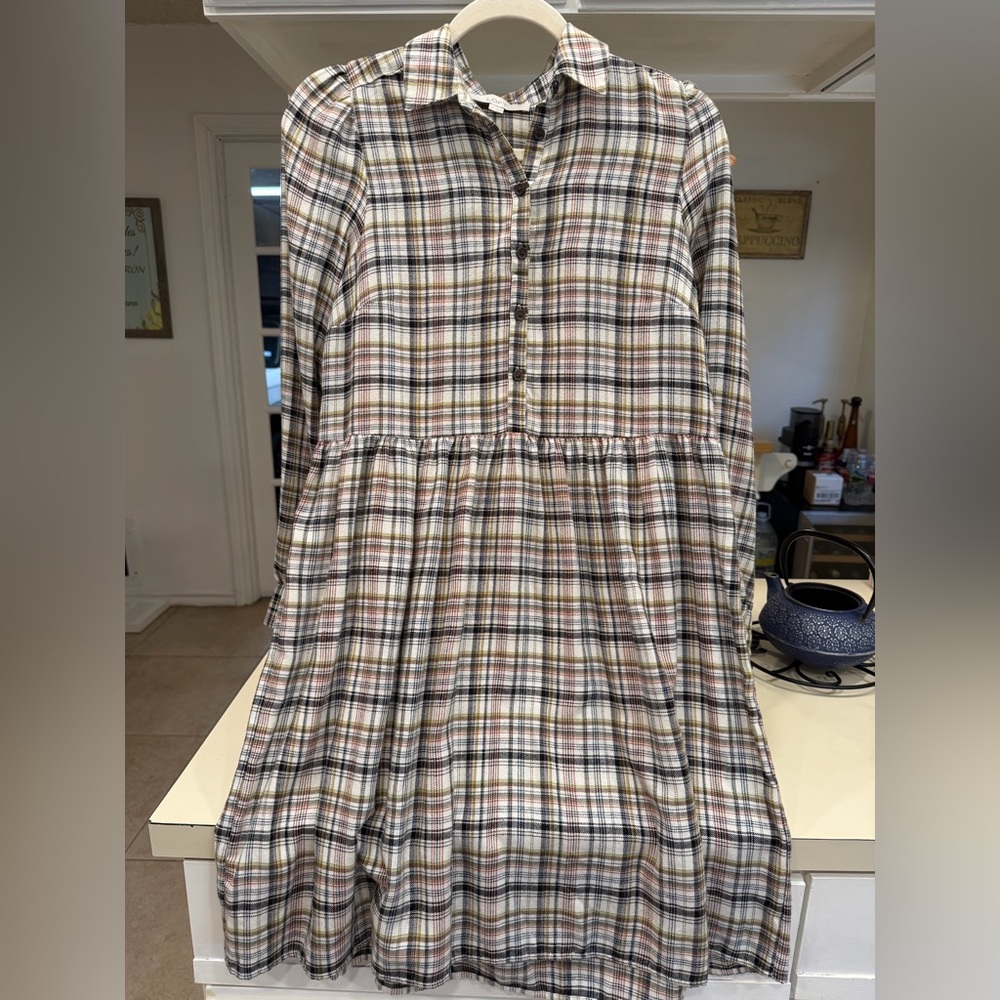 LOFT Multicolor Plaid Shirt